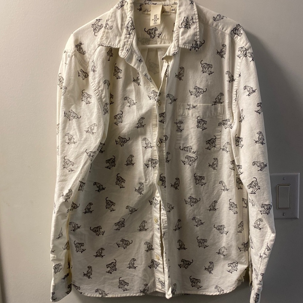 Men Shirt (Tiger on skateboard)